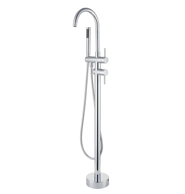 Floor-Standing Bathtub Faucet / Freestanding Tub Filler (9103)
