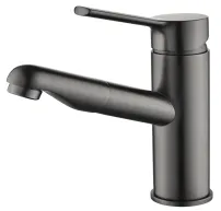 Pull-out bathroom sink faucet (SF-1001 Gunmetal Grey)